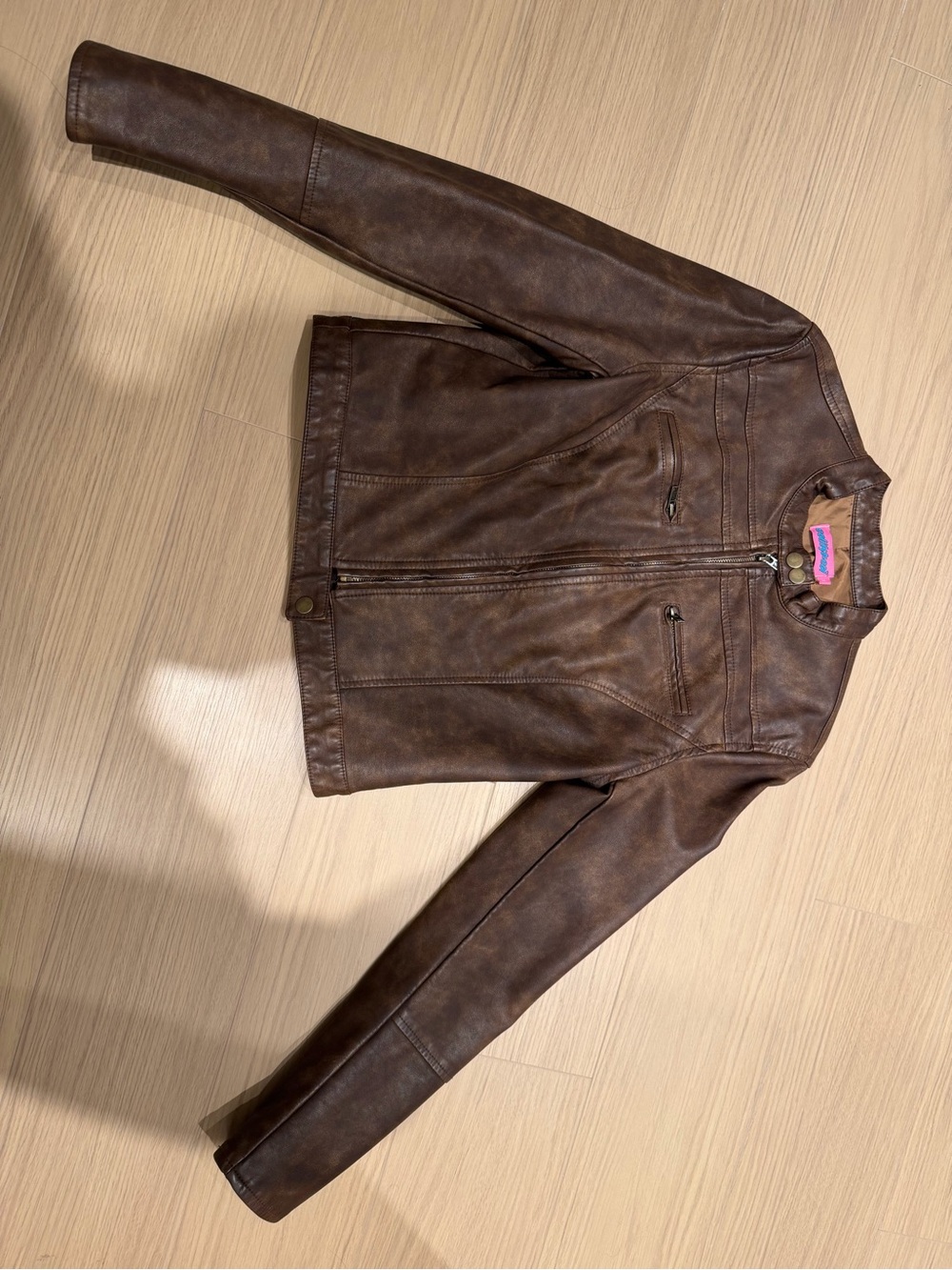 Edikted Men's Dark Brown Bomber Jacket